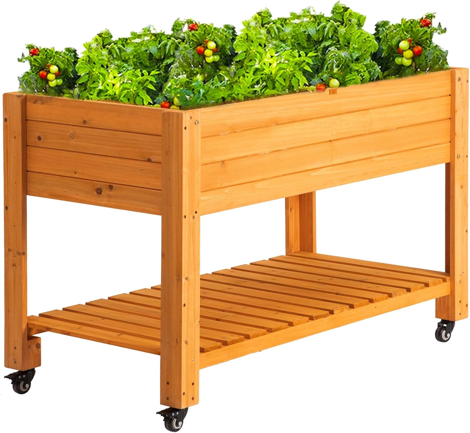 Raised Garden Bed - Mobilna drewniana podwyższona skrzynia do uprawy