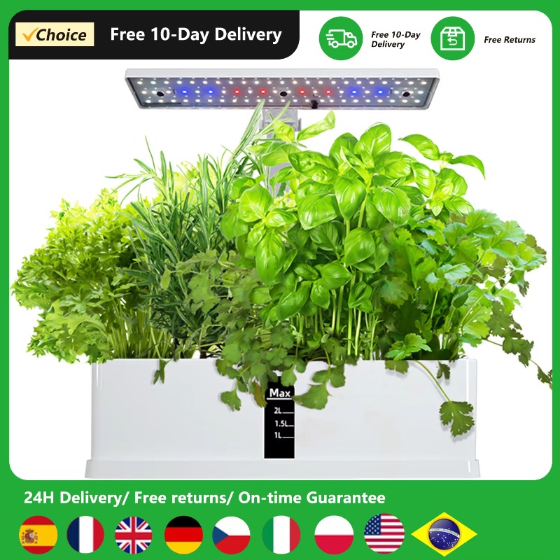 Grow Light Led - 9-komórkowy inteligentny system hydroponiczny do uprawy