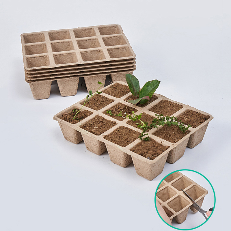Seed Starter Tray - 5 szt. 12-otworowa kiełkownik roślinna biodegradowalna
