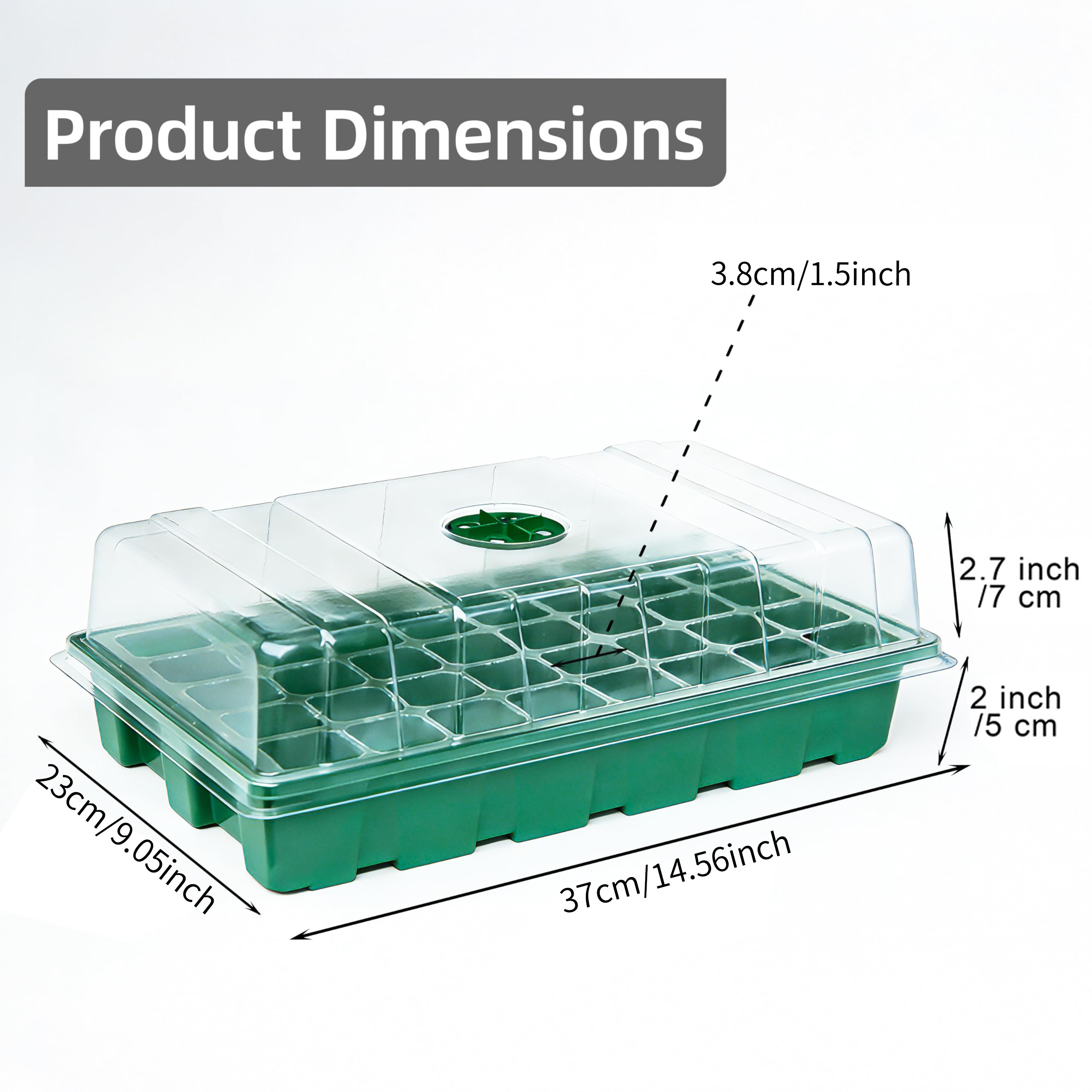 Szklana szklarnia z przezroczy – Seed Starter Tray recenzja i cena
