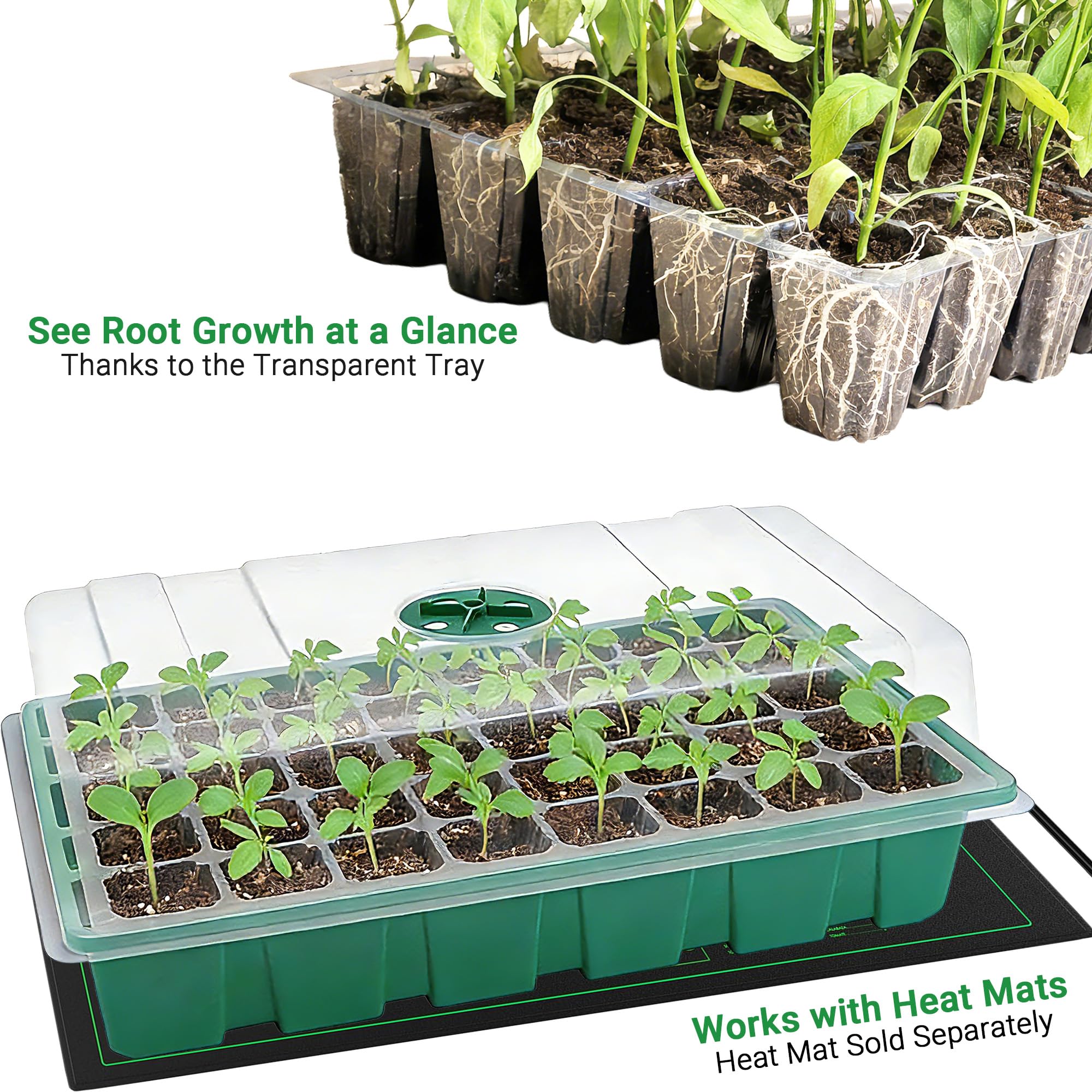 Szklana szklarnia z przezroczy – Seed Starter Tray recenzja i cena