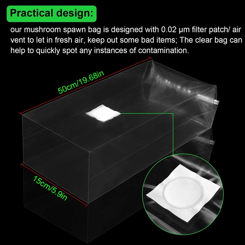 100 szt. Worek do uprawy grzyb – Grow Bag recenzja i cena