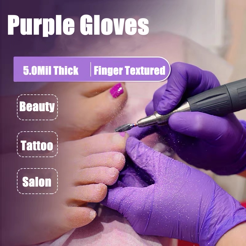 50/100 SZTUK Fioletowe Rękawic – Garden Gloves recenzja i cena